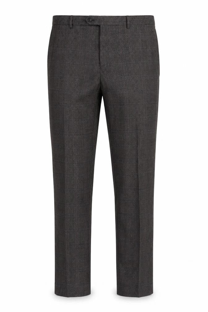 Reiss Men's Grey Check Dress Pants Size 34
