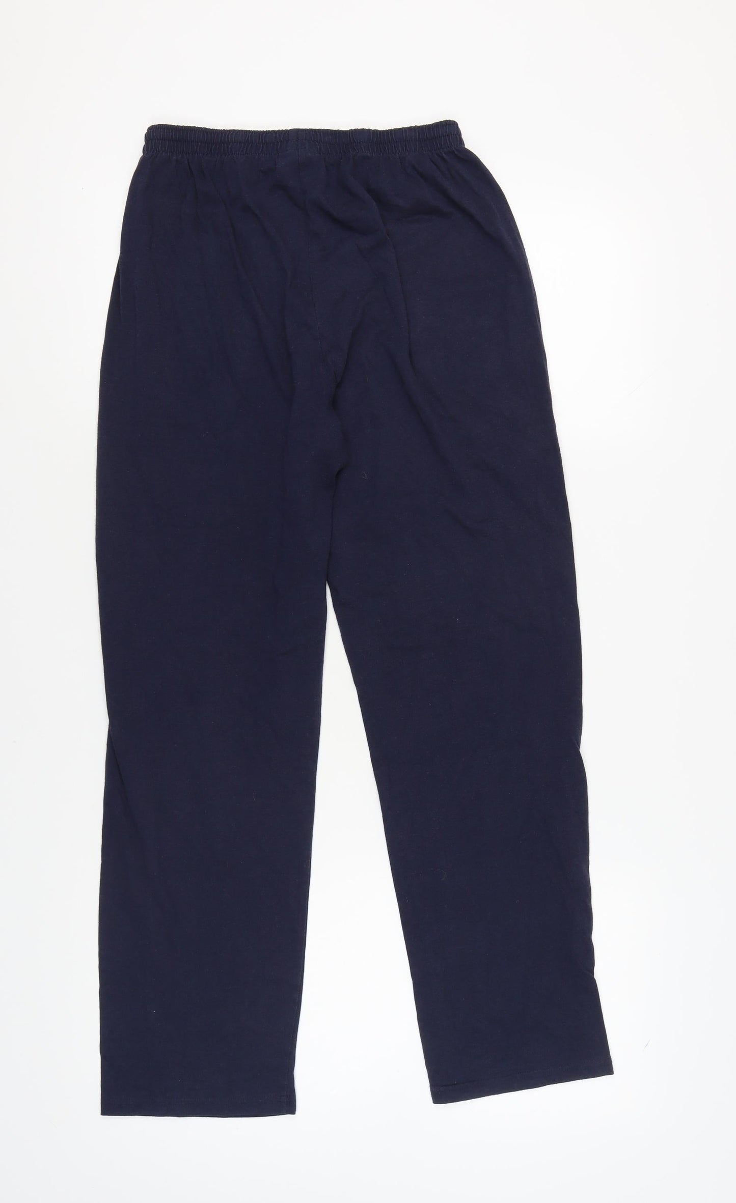 Slazenger Men's Blue Sweatpants - L, Elastic Waist