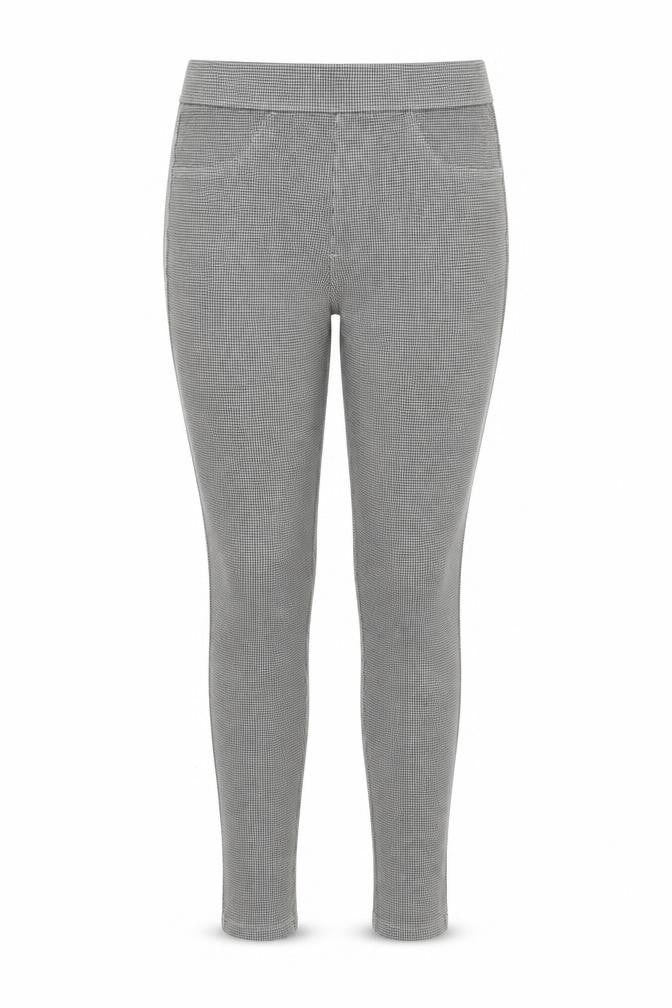 Marks and Spencer Women's Black Check Jeggings, Size 12