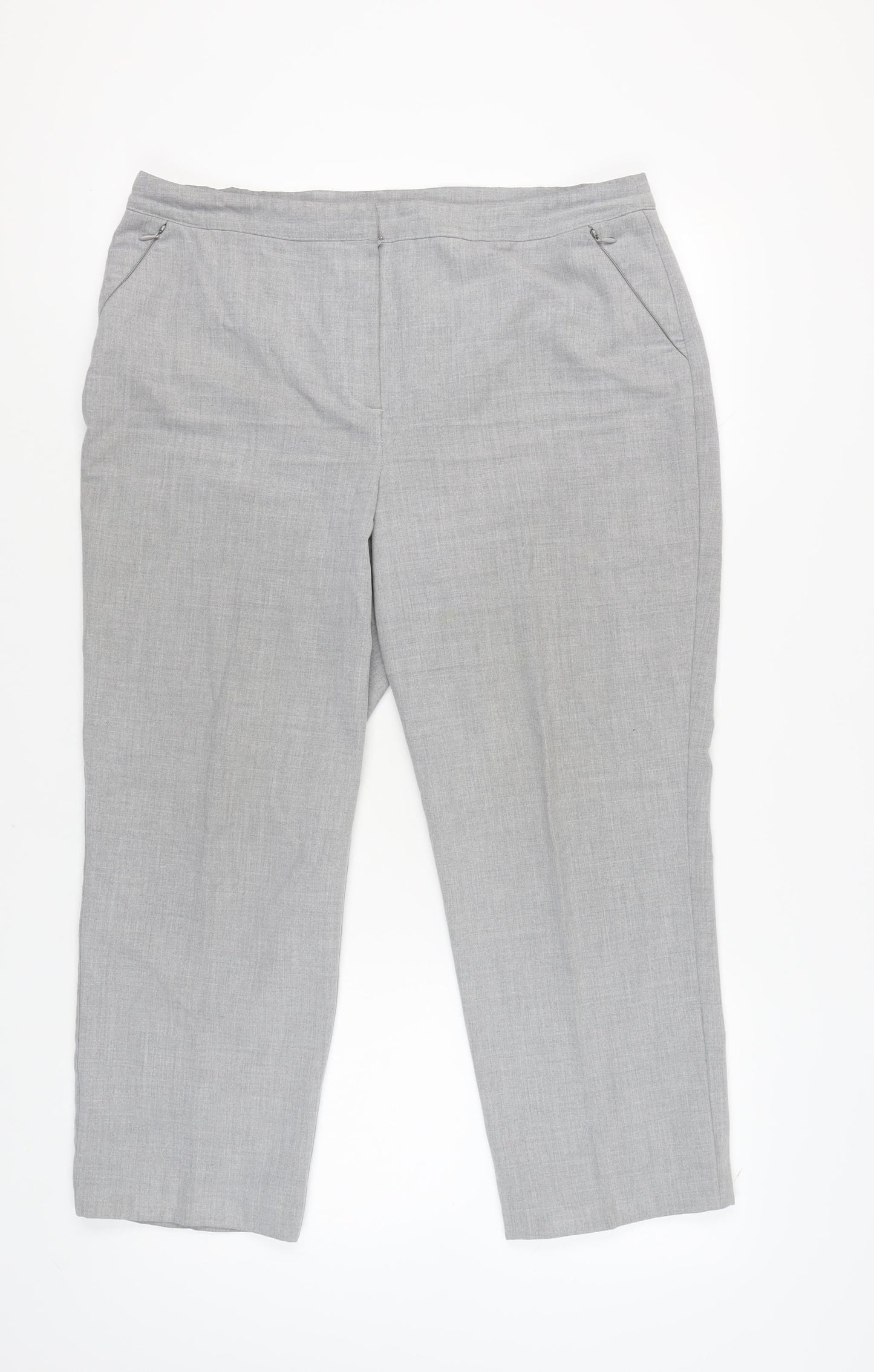 Wardrobe Women's Grey Trousers Size 16 Workwear