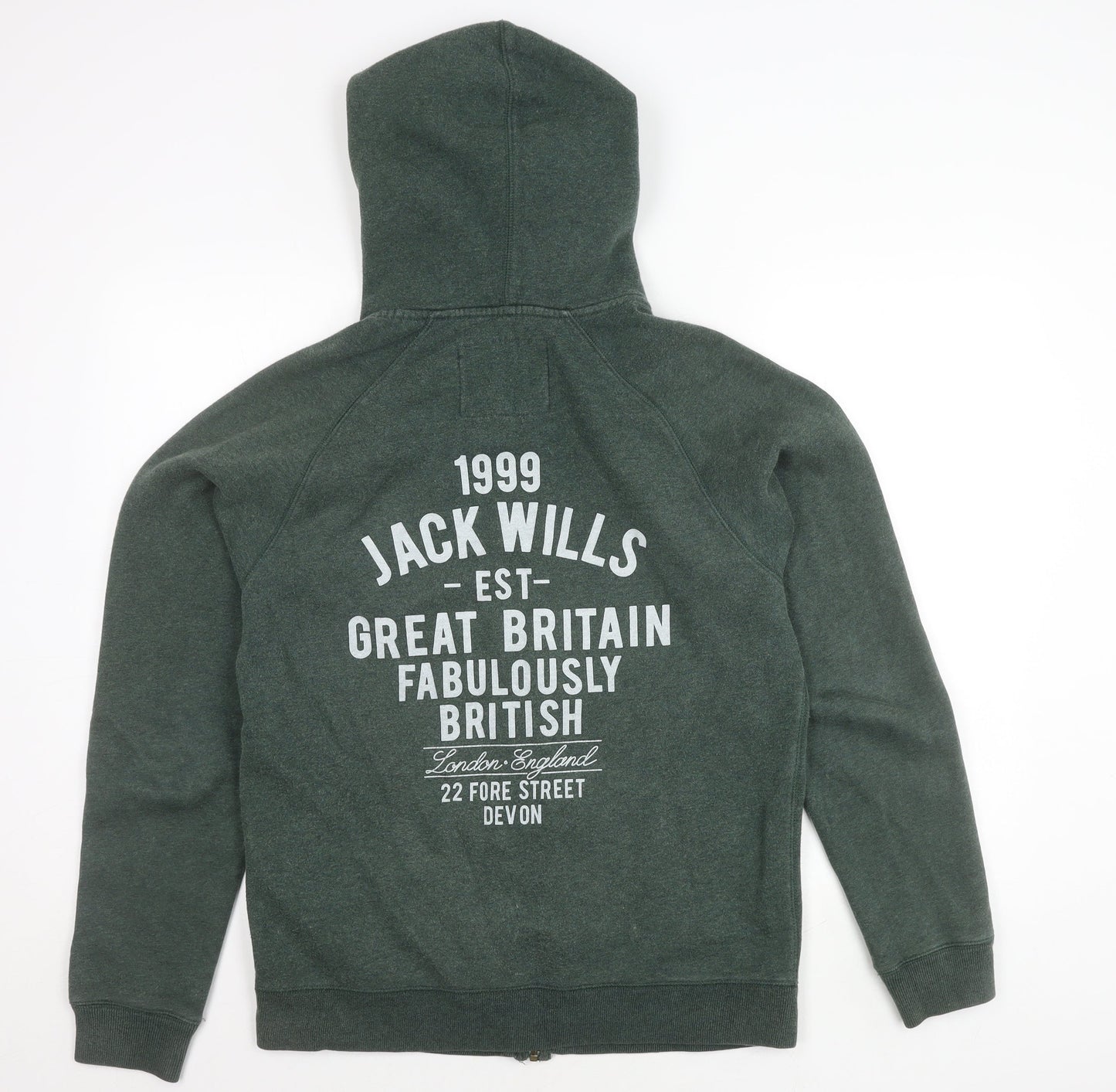 Jack Wills Men's Green Hoodie M Basic Jacket