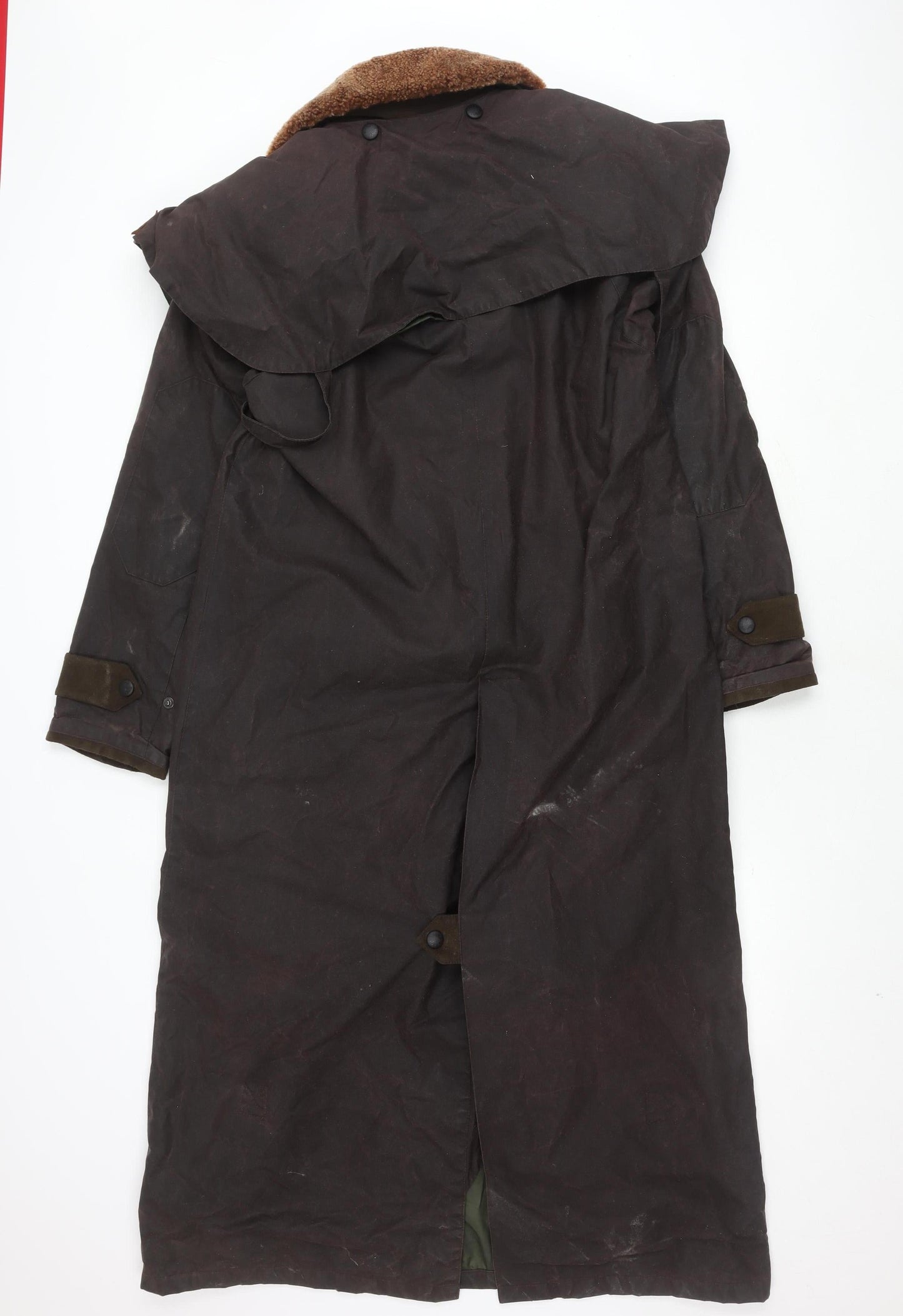 Toggi Women's Brown Waxed Cotton Trench Coat S