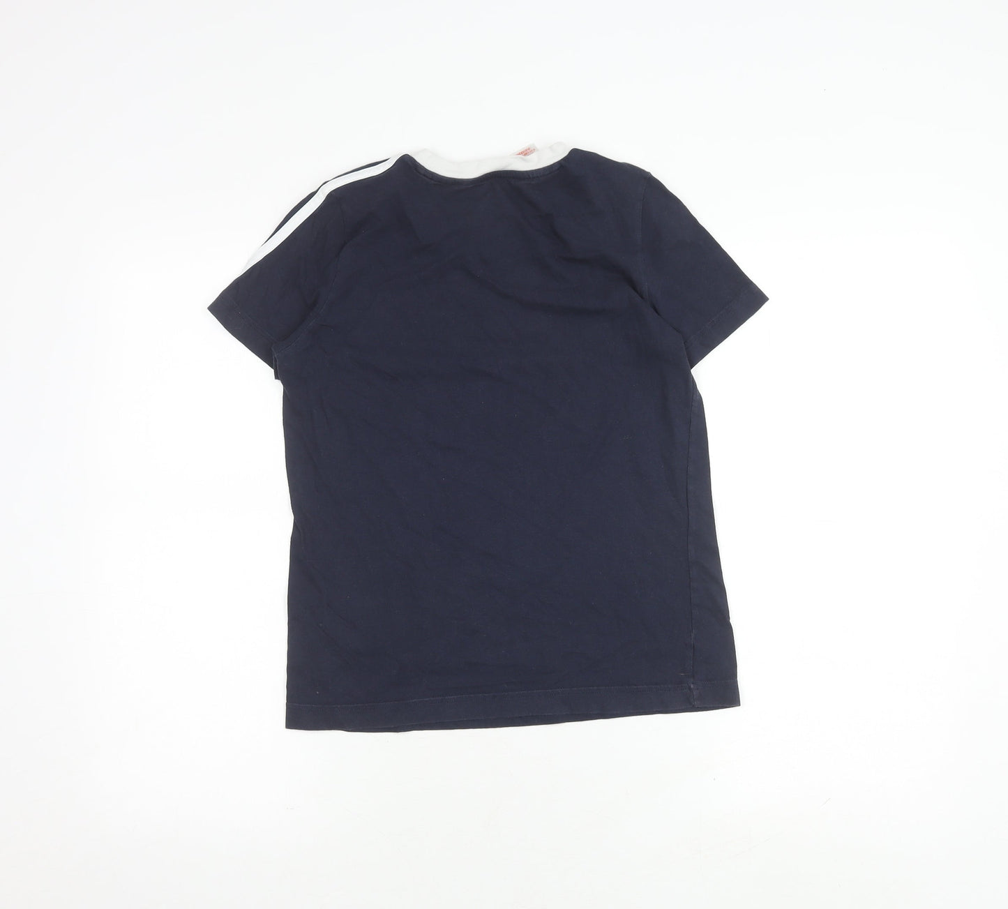Adidas Boys Blue T-Shirt 11-12 Years Short Sleeve Logo