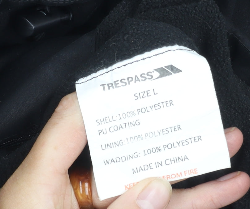 Trespass Men's Black Waterproof Jacket L