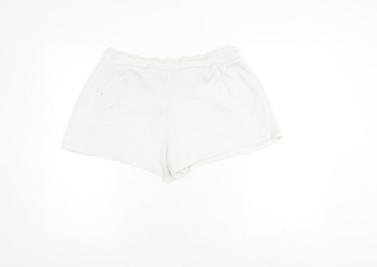Disney Women's Mickey Mouse Sleep Shorts White L