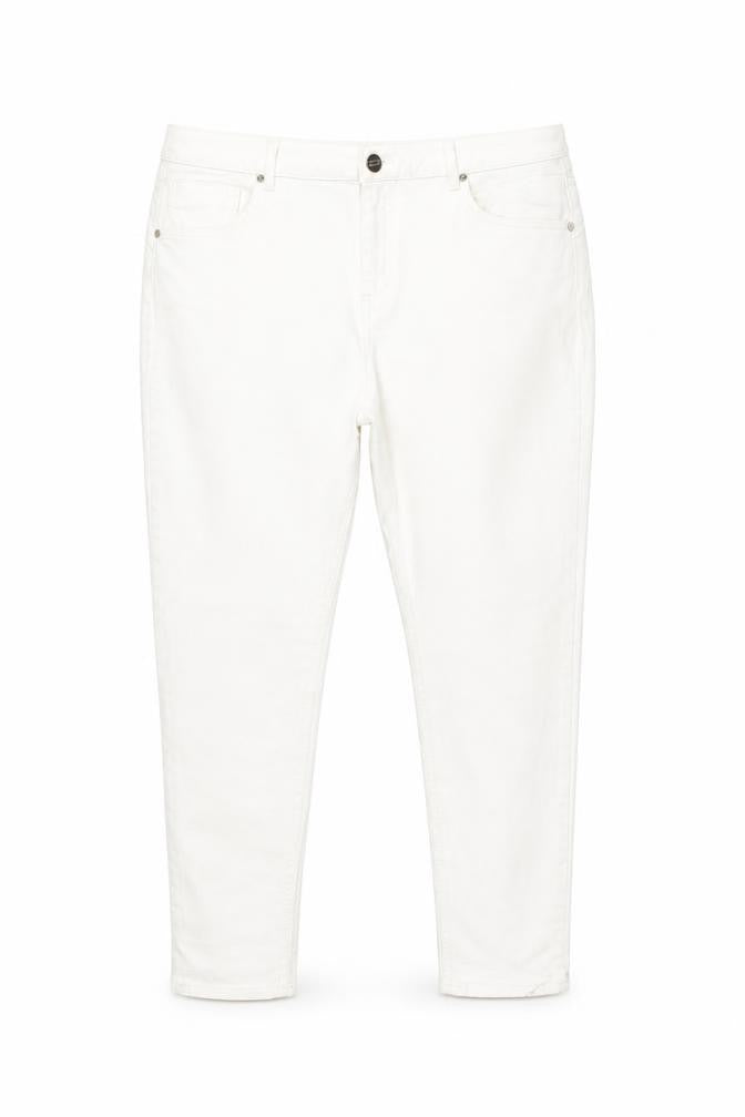 Marks and Spencer Ivory Women's Regular Fit Jeans