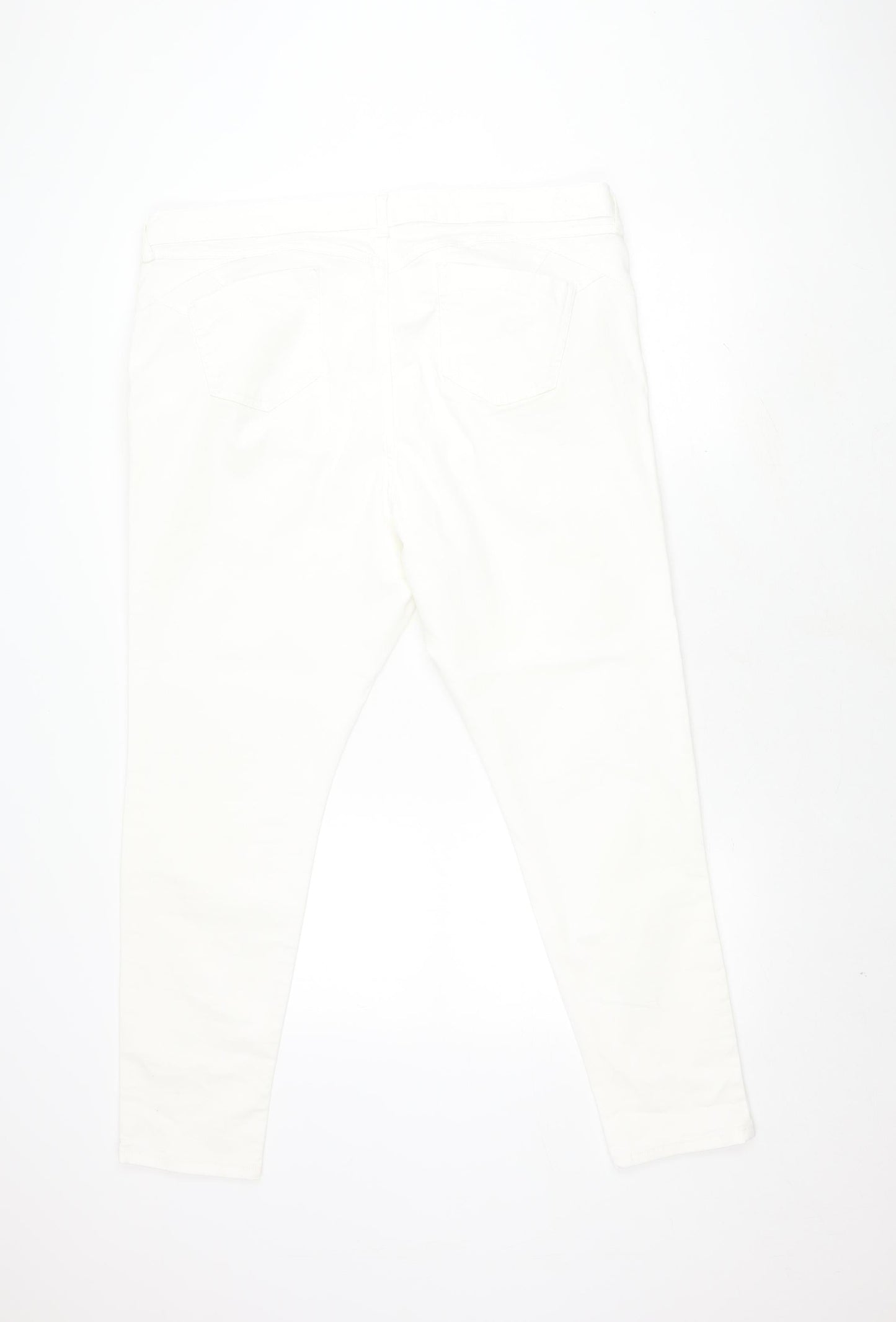 Marks and Spencer Ivory Women's Regular Fit Jeans