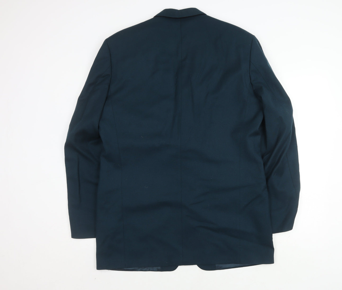 Marks and Spencer Mens Teal Wool Cashmere Blazer 42L