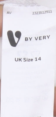 V by Very Women's Ivory Off Shoulder Party Dress Size 14