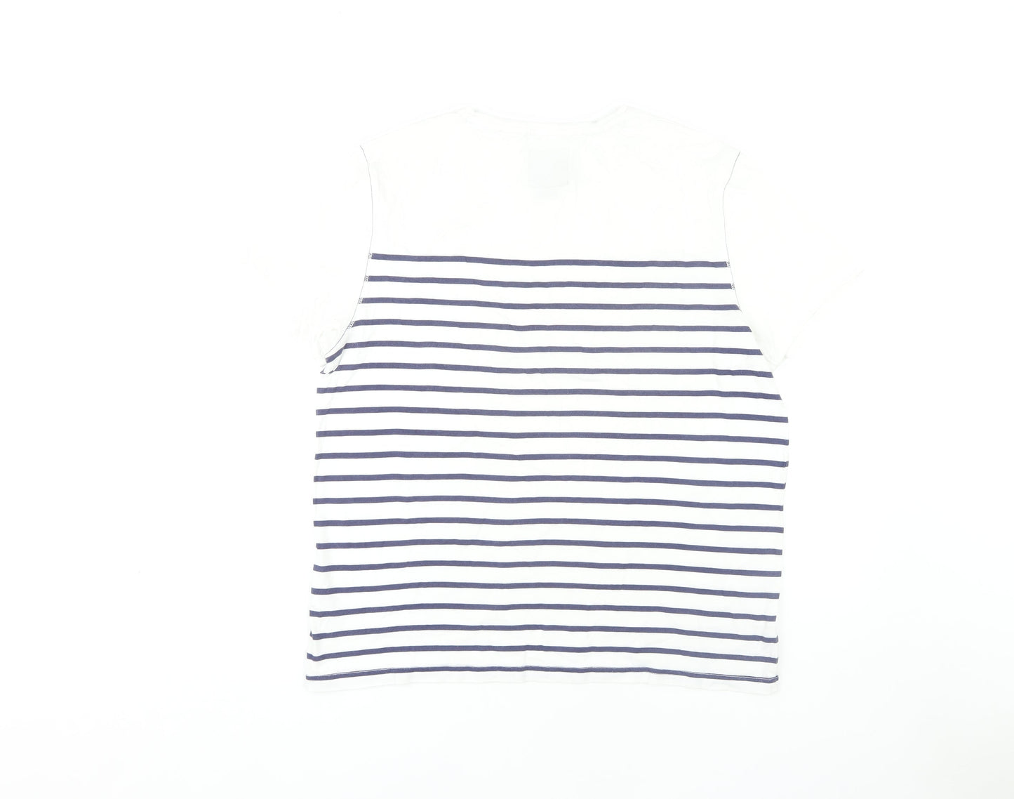 Burton Men's Striped T-Shirt White L