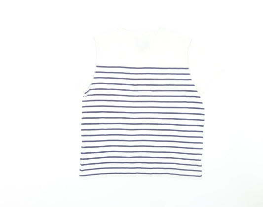 Burton Men's Striped T-Shirt White L