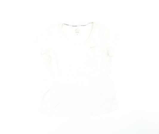 Nike Women's White Running T-Shirt Size M
