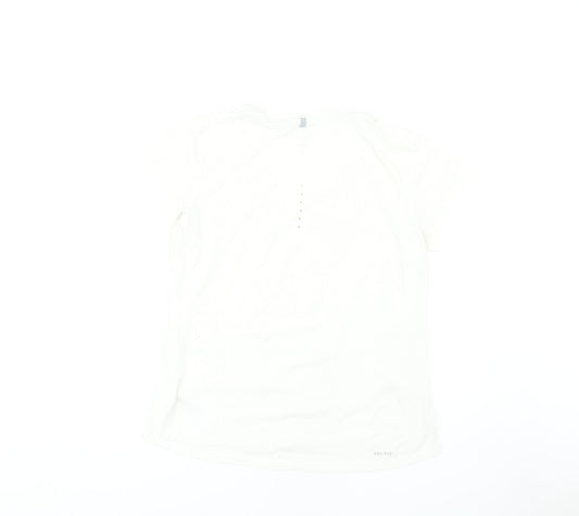 Nike Women's White Running T-Shirt Size M