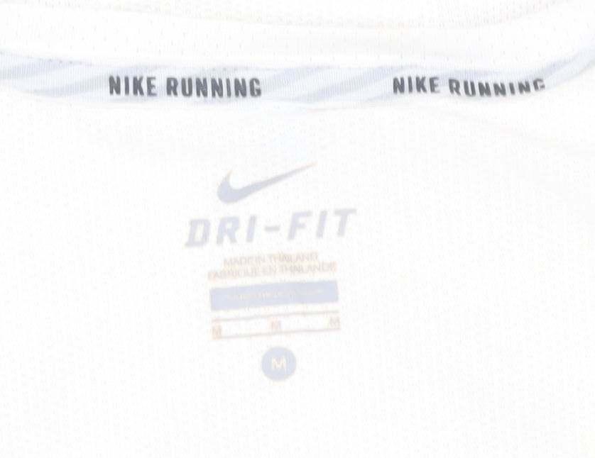 Nike Women's White Running T-Shirt Size M