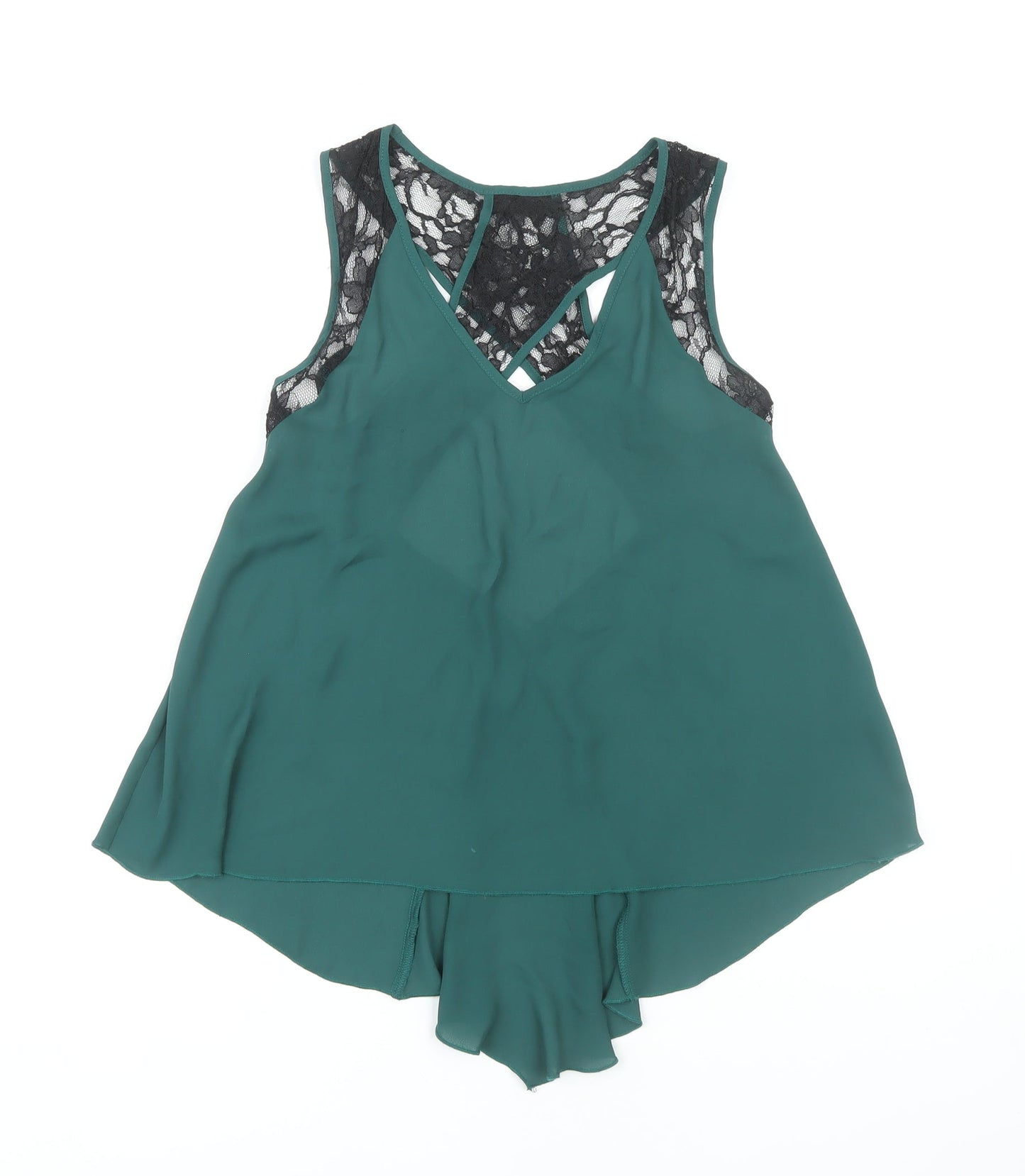 ASOS Women Green Camisole Blouse UK 8 Petite