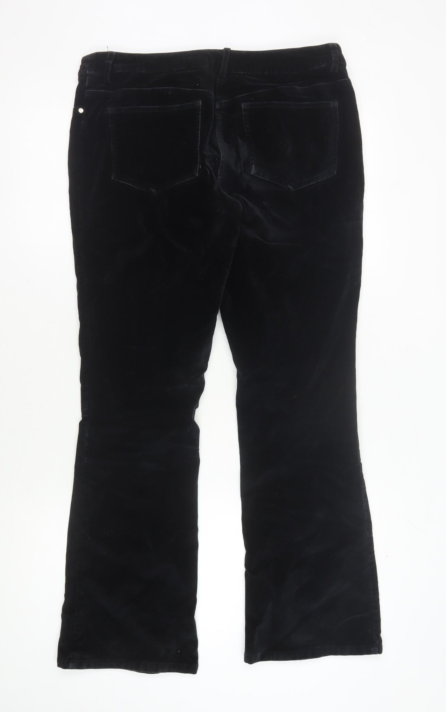 Joe Browns Women's Black Velvet Trousers, Size UK 10