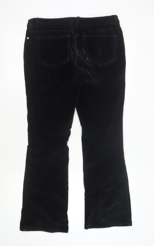 Joe Browns Women's Black Velvet Trousers, Size UK 10