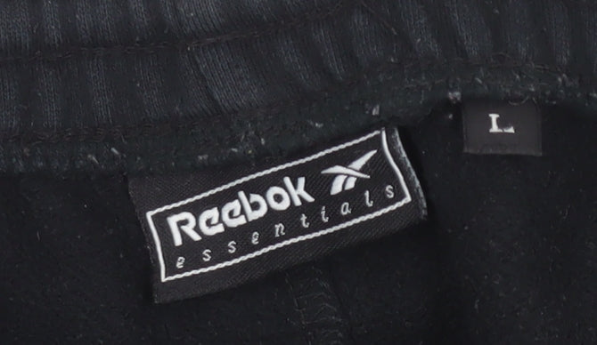 Reebok Black Jogger Trousers Large Unisex Activewear