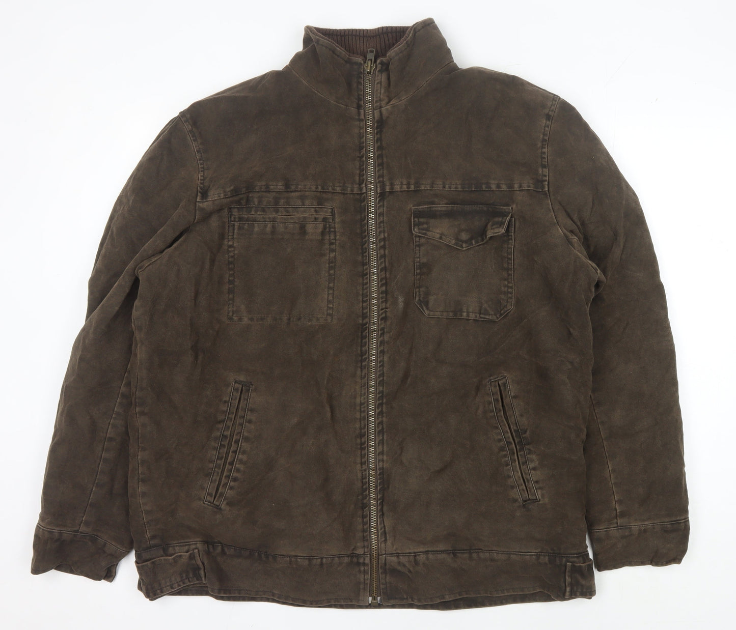 Jeff Banks Men's Brown Basic Jacket, Size L