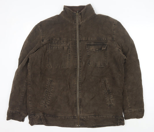 Jeff Banks Men's Brown Basic Jacket, Size L