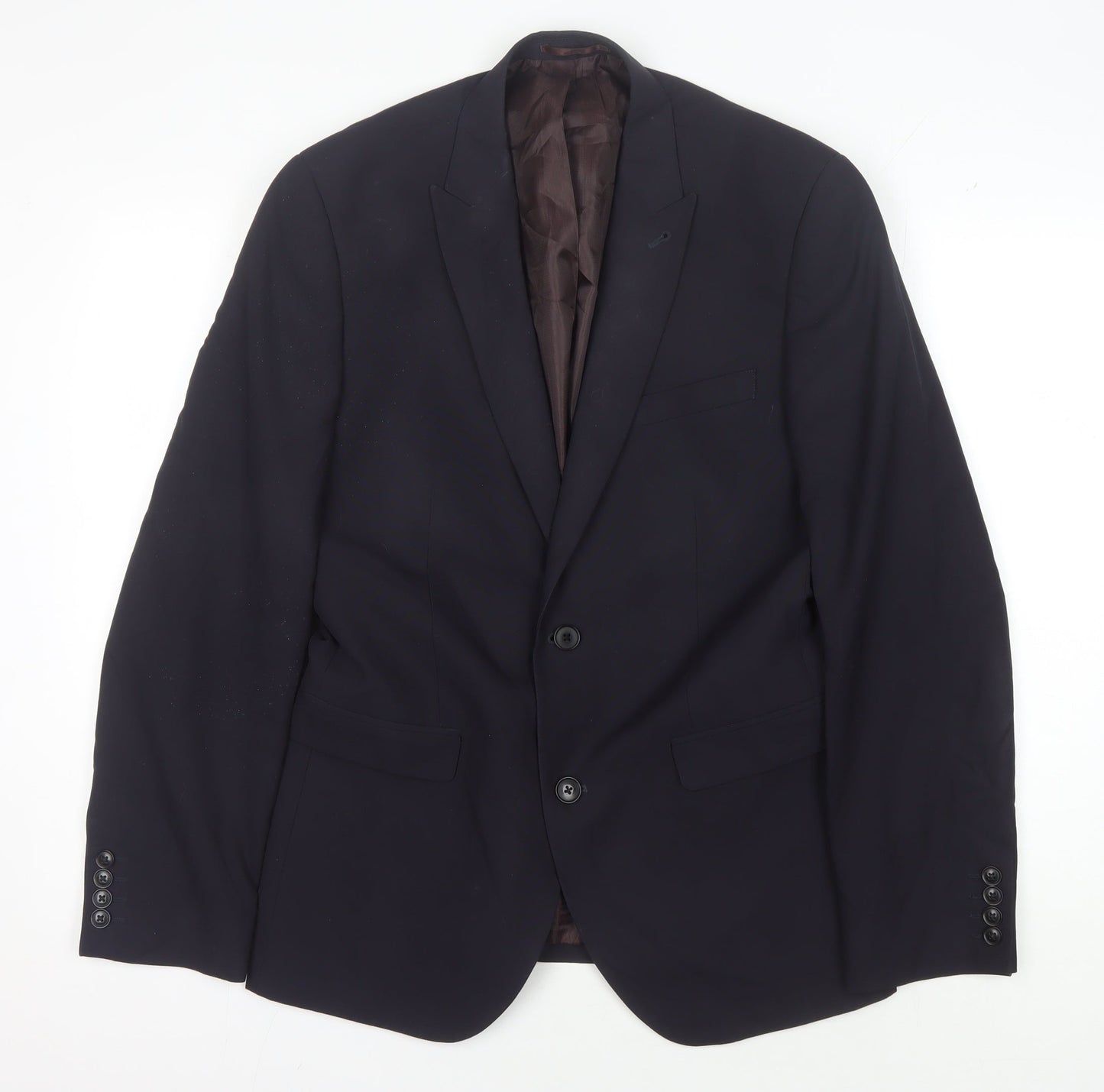 Next Men's Blue Blazer Regular Fit 40R Formal Jacket