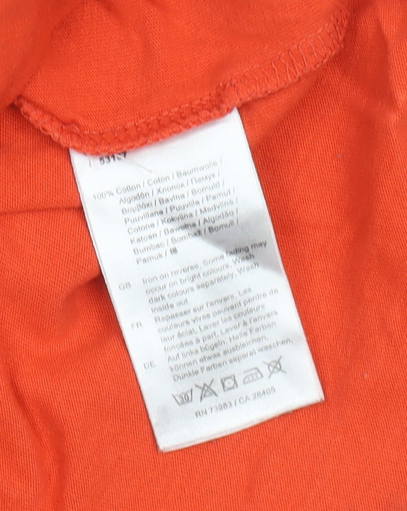 Helly Hansen Men's Orange L Cotton T-Shirt
