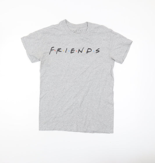 Friends Grey T-Shirt S - Classic TV Show Graphic Tee