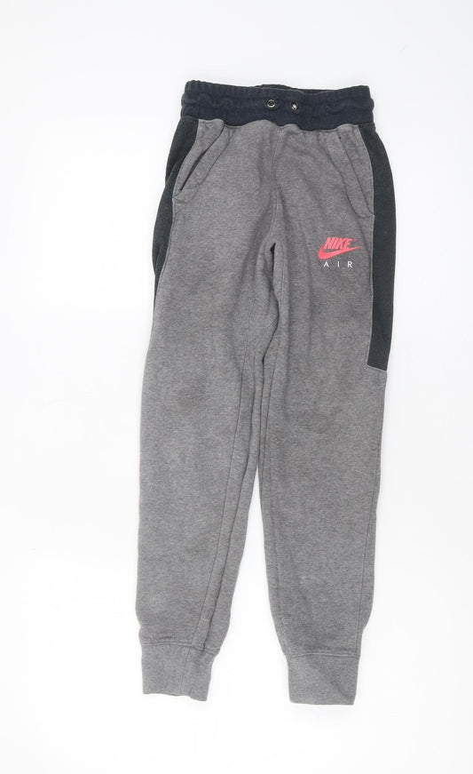 Nike Boys Grey Jogger Trousers 10-12 Years