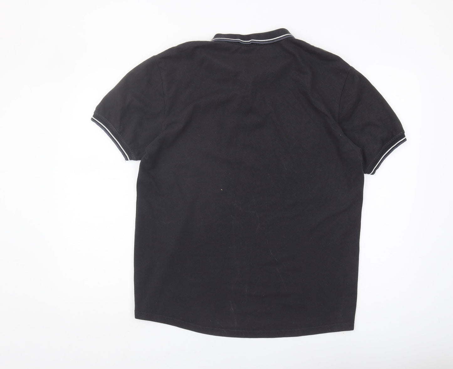 Firetrap Men's Black Polo Shirt XL
