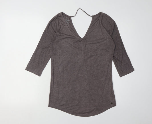 Firetrap Women's Brown V-Neck Top Size 8