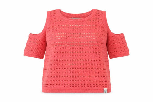 Womens UK XS Regular Superdry Red Pullover Open-Knit