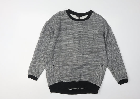 Banana Republic Women's Grey Petite Knit Pullover Sweater
