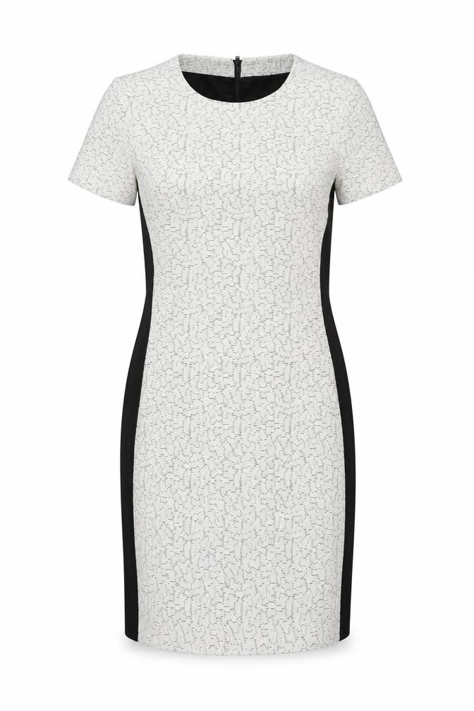 Reiss Women's Black Sheath Dress, Size 6, Short Sleeve