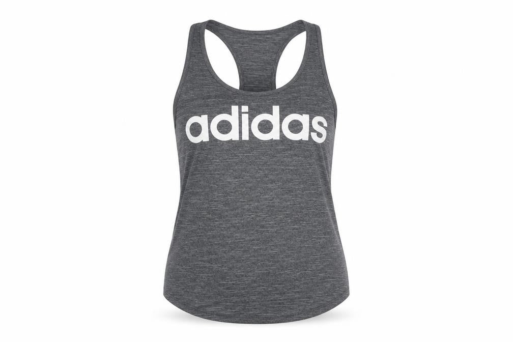 Front view of Adidas Women's Grey XS Activewear Tank Top