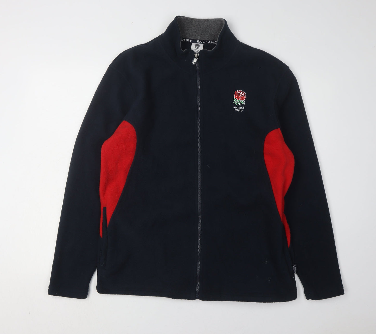 England Rugby Men's Blue Fleece Jacket M
