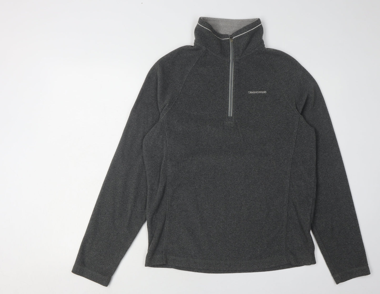 Craghoppers Men's Grey Pullover Sweatshirt, Size S, Fleece