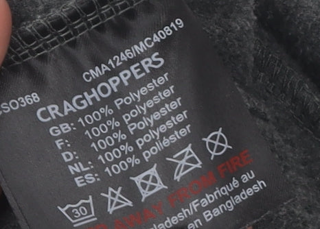 Craghoppers Men's Grey Pullover Sweatshirt, Size S, Fleece