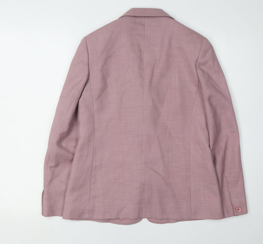Windsmoor Women's Pink Blazer Size 8 Classic Style