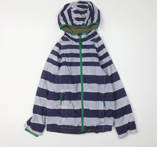 Mini Boden Boys Multicoloured Striped Jacket Sz 9-10