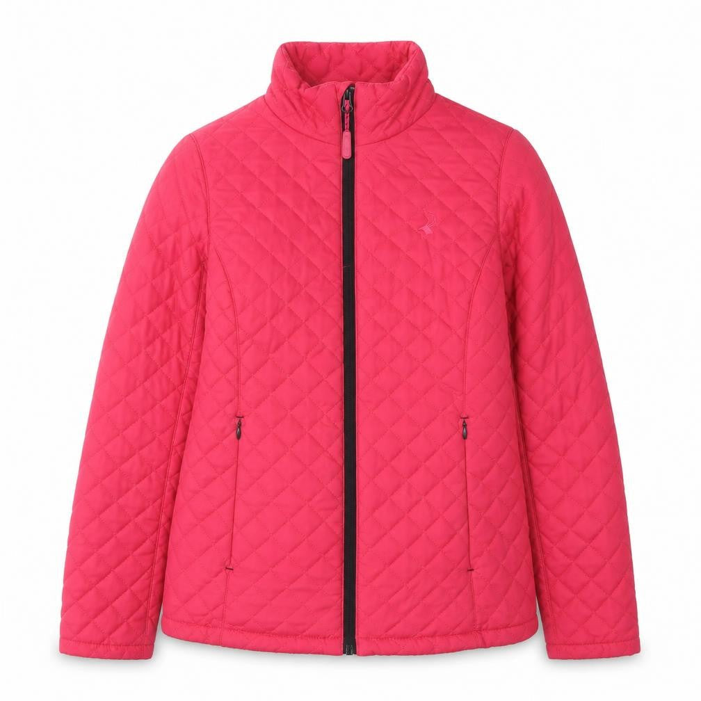 Alpine Women's Red Quilted Jacket Size 10 Casual