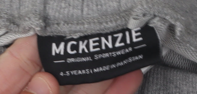 McKenzie Boys Grey Sweat Shorts 4 Years Casual Summer
