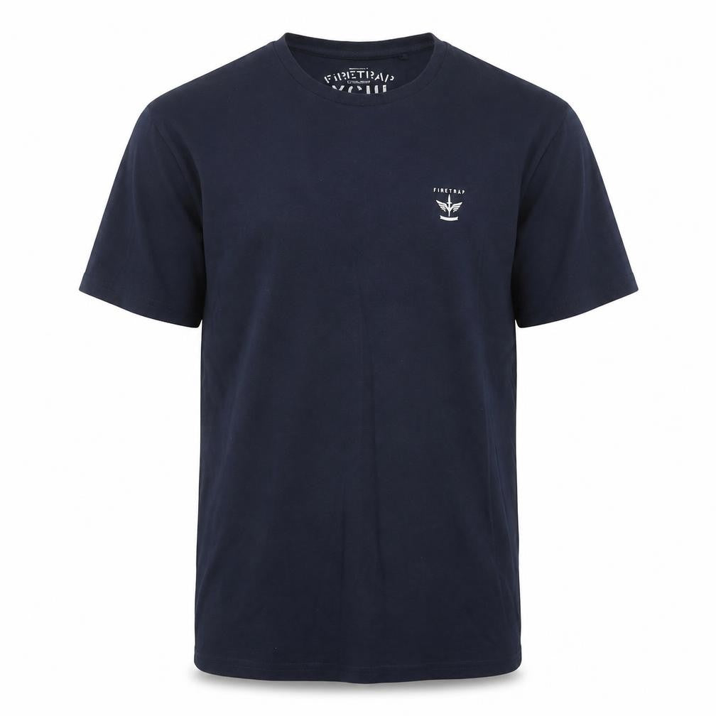 Mens UK Size S Firetrap Blue  Cotton T-Shirt