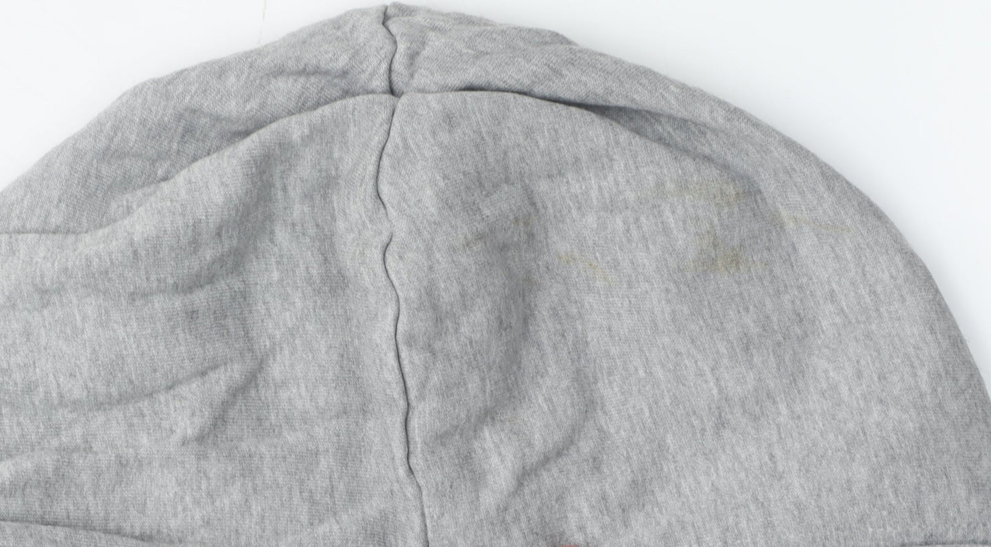 Jack & Jones Men's Grey and Black Pullover Hoodie S