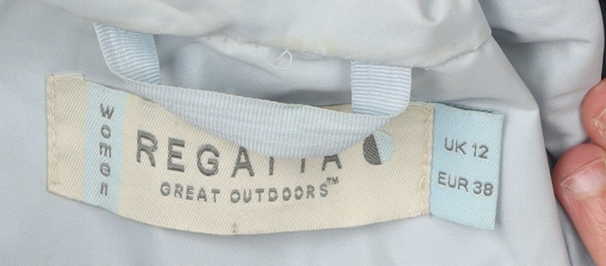 Regatta Women's Blue Hooded Jacket Size 12