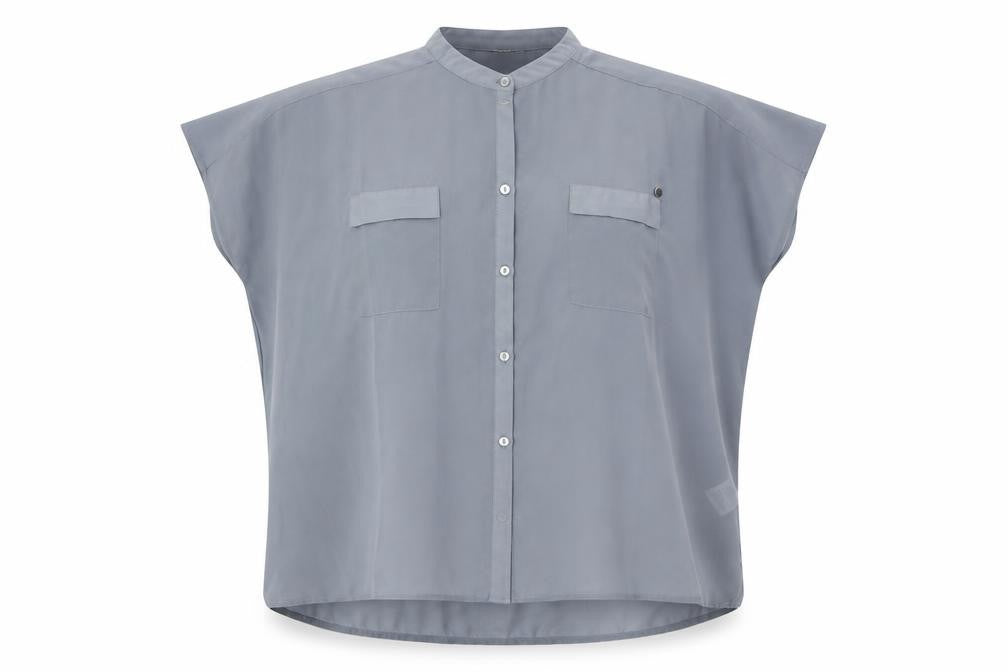 Womens UK Size 14 Firetrap Grey Polyester Button-Up