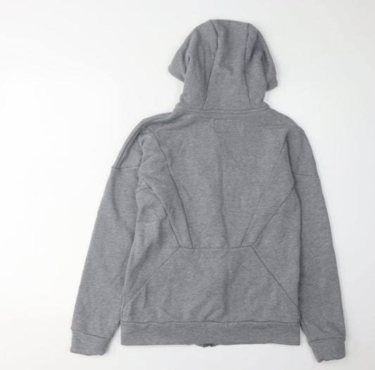 Jordan Boys Grey Full Zip Hoodie L