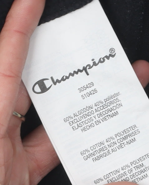 Champion Boys Black XL Full Zip Sweatshirt