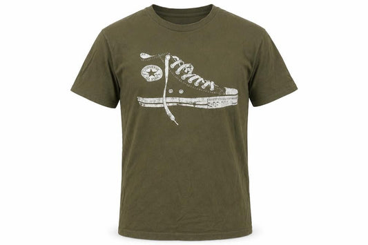 Mens UK Size XS Converse Green  Cotton T-Shirt