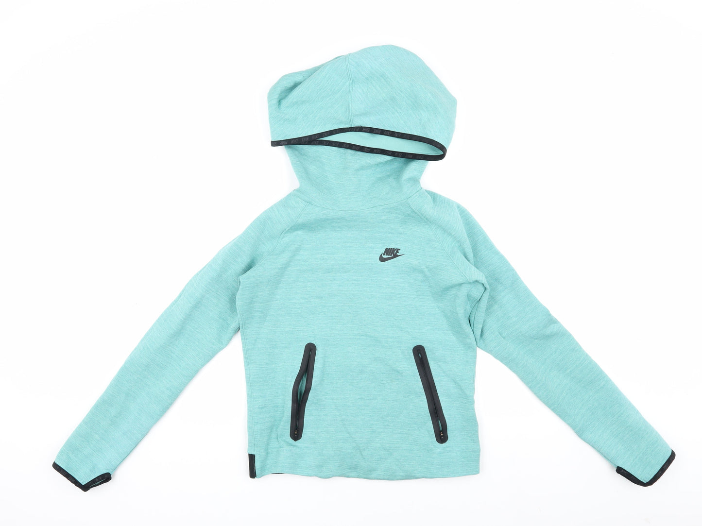 Nike Unisex Green Hoodie Pullover - Small