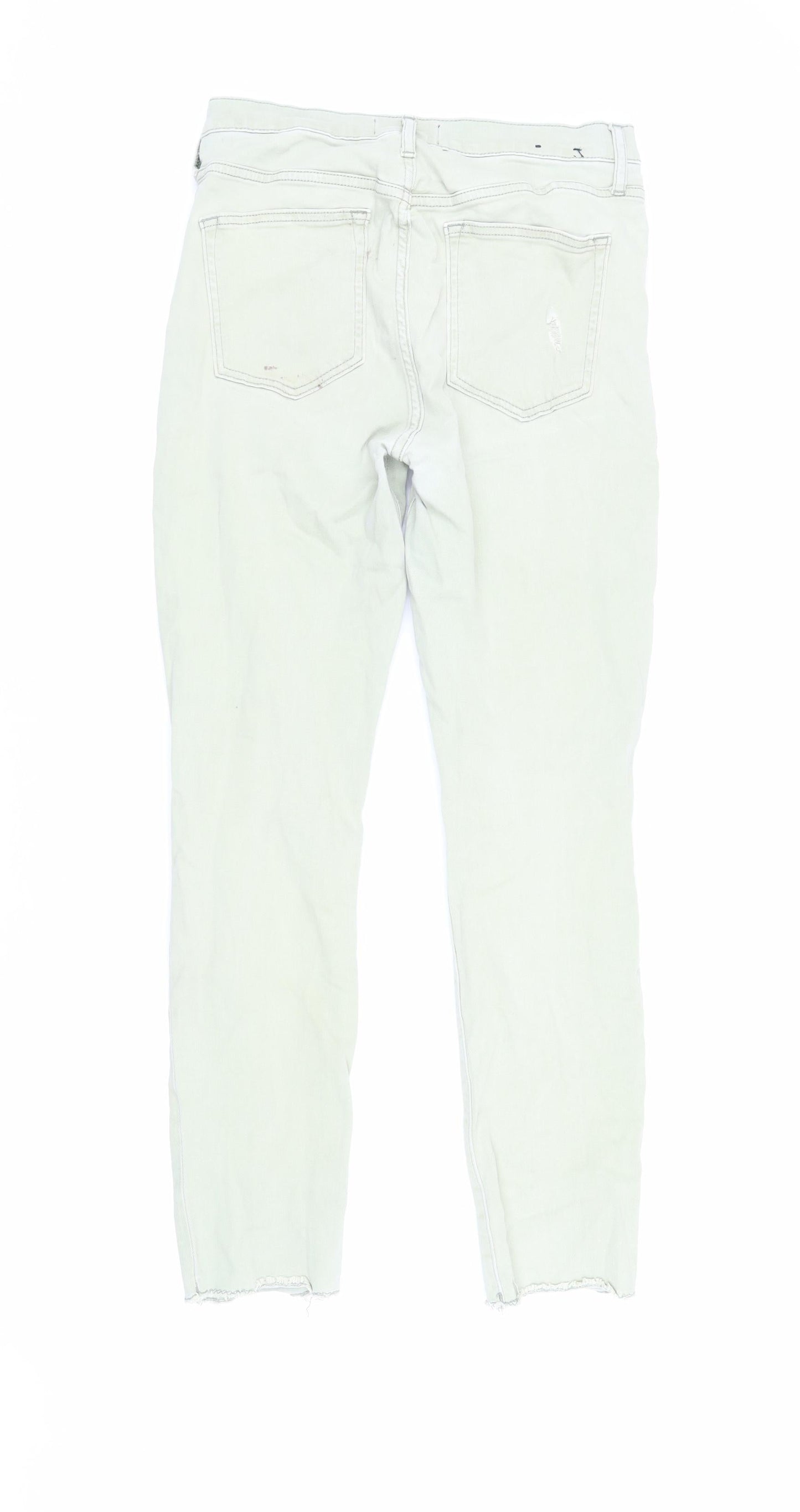 Gap Women’s Grey Jegging Jeans Size 8, Distressed Style